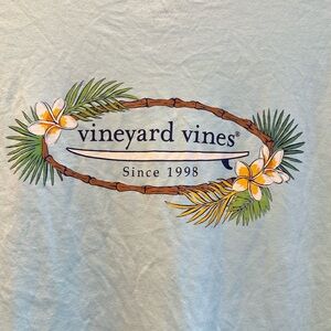 Vineyard Vines Tropical surf Logo Tee